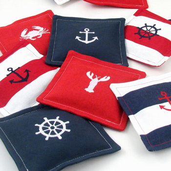 Nautical Travel Accessories Personalized Anchor Theme Bags